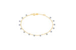 Bracelet La Brune & La Blonde 360° 15 Diamants Or Jaune