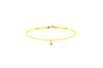 Bracelet La Brune & La Blonde BB Cordon Saphir Jaune Or Jaune