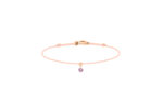 Bracelet La Brune & La Blonde BB Cordon Saphir Rose Or Rose