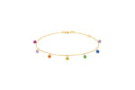 Bracelet La Brune & La Blonde Confetti Rainbow Or Jaune