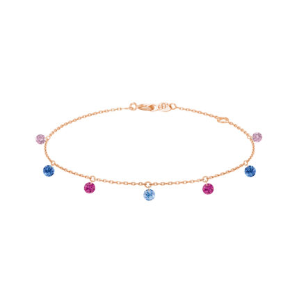 Bracelet La Brune & La Blonde Confetti Venise Or Rose
