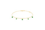 Bracelet La Brune & La Blonde Confetti Vert Or Jaune