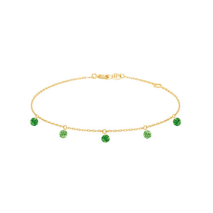 Bracelet La Brune & La Blonde Confetti Vert Or Jaune