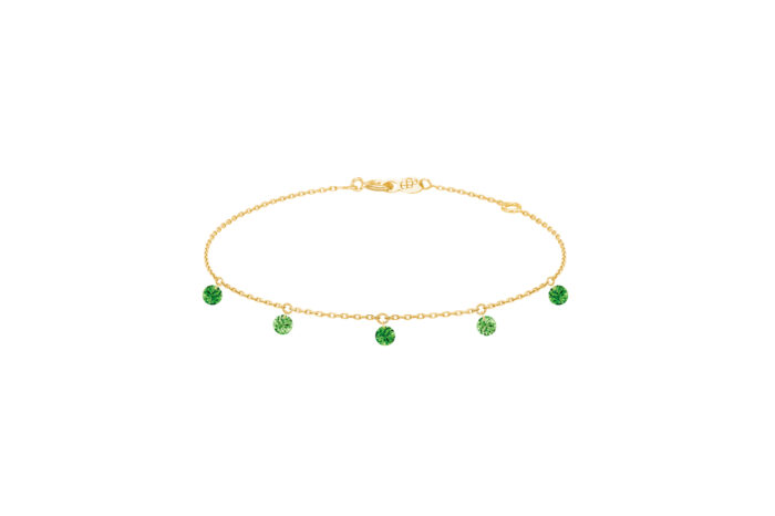 Bracelet La Brune & La Blonde Confetti Vert Or Jaune