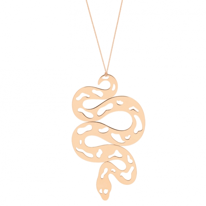 Collier Ginette NY Jumbo Snake Or Rose