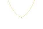 Collier La Brune & La Blonde 360° Diamant Solitaire Or Jaune