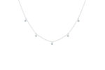 Collier La Brune & La Blonde 360° 5 Diamants Or Blanc