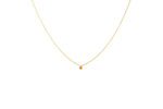 Collier La Brune & La Blonde Mini Confetti Saphir Orange Or Jaune