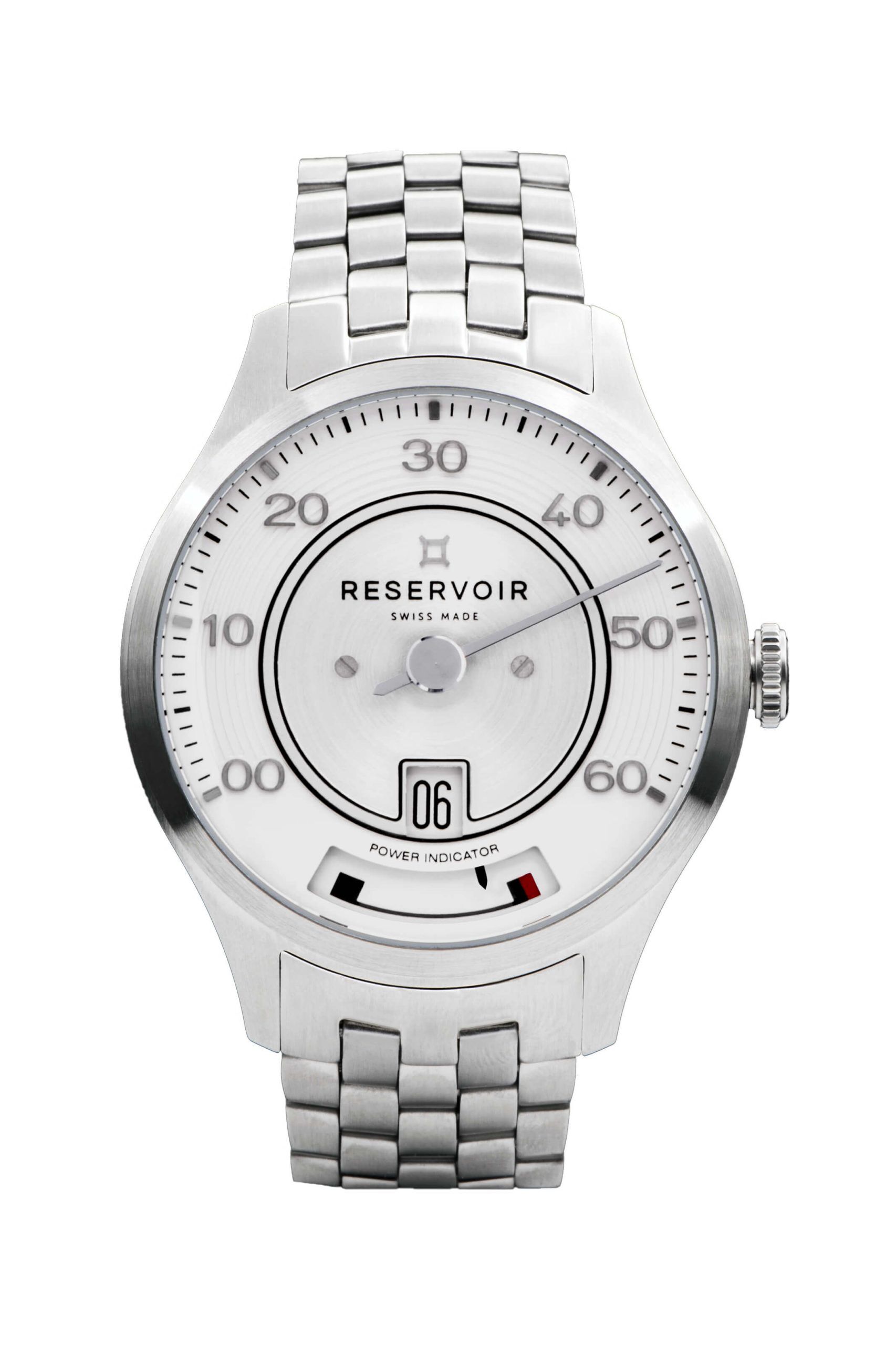 Watch RESERVOIR Kanister 316 Silver Automatic Silver Dial 41.5MM