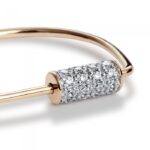 Bague Ginette Mini Straw Diamond Or Rose Ring