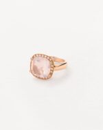 Bague Poiray Filles Antik Quartz Rose Or Rose