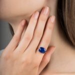 Bague Morganne Bello Friandise Coussin Lapis Lazuli Or Jaune