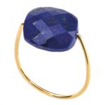 Bague Morganne Bello Friandise Coussin Lapis Lazuli Or Jaune