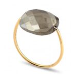 Bague Morganne Bello Friandise Coussin Pyrite Or Jaune