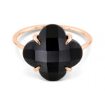 Bague Morganne Bello Victoria Onyx Or Rose