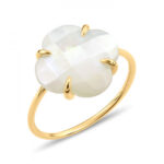 Bague Morganne Bello Victoria Nacre Blanche Or Jaune