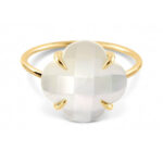 Bague Morganne Bello Victoria Nacre Blanche Or Jaune