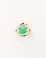 Bague Poiray Ma Préférence Chrysoprase Or Jaune