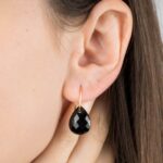 Boucles D'oreilles Morganne Bello Friandise Onyx Or Jaune