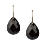 Boucles D'oreilles Morganne Bello Friandise Onyx Or Jaune