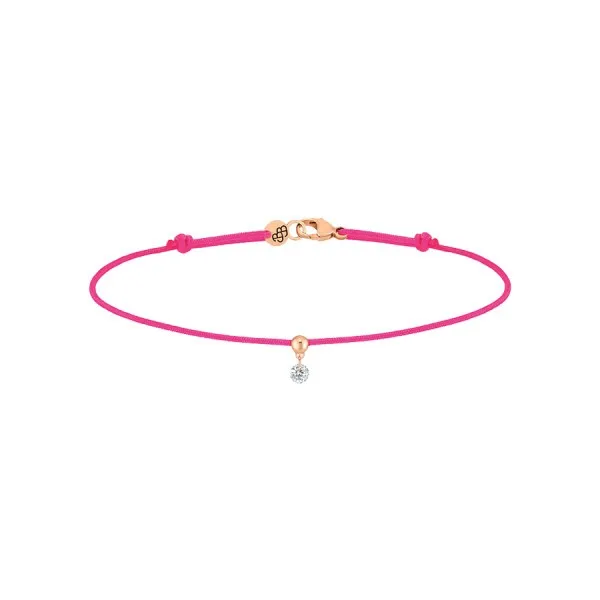 Bracelet La Brune & La Blonde BB Cordon Diamant Or Rose