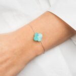 Bracelet Morganne Bello Friandise Clover Amazonite White gold