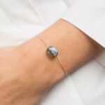 Bracelet Morganne Bello Friandise Coussin Labradorite Or Blanc