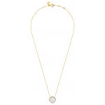 Collier Morganne Bello Victoria Diamants Nacre Blanche + Diamants Or Jaune