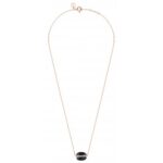 Collier Morganne Bello Aurore Onyx Et Diamants Or Rose