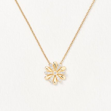 Collier Poiray Flower Diamants Or Jaune