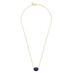 Collier Morganne Bello Friandise Coussin Lapis Lazuli Or Jaune