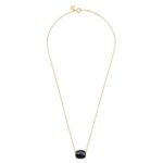 Collier Morganne Bello Friandise Coussin Onyx Or Jaune