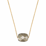 Collier Morganne Bello Friandise Coussin Pyrite Or Jaune