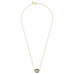 Necklace Morganne Bello Friandise  Cushion Pyrite Yellow gold