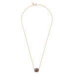 Collier Morganne Bello Friandise Coussin Quartz Fumé Or Jaune