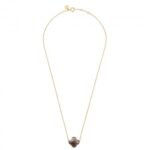 Necklace Morganne Bello Friandise  Clover Quartz Smoked Yellow Gold