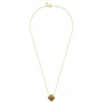 Necklace Morganne Bello Friandise  Clover Sunstone Yellow Gold