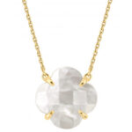 Necklace Morganne Bello Victoria  White mother-of-pearl Yellow gold