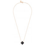 Collier Morganne Bello Victoria Onyx Or Rose