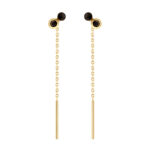 Boucles d'Oreilles gigi CLOZEAU Dot Spinelle Or