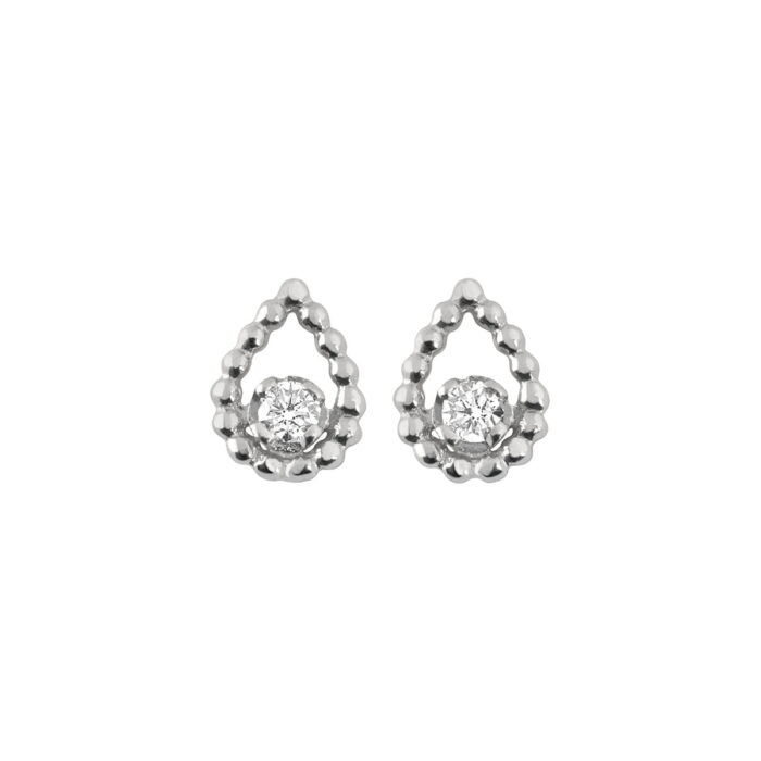 Boucles d'Oreilles gigi CLOZEAU Lucky Lotus Diamants Or