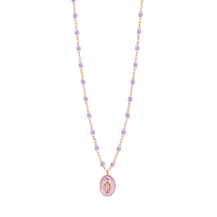 Rosary gigi CLOZEAU Madone  Resin and Gold 42cm