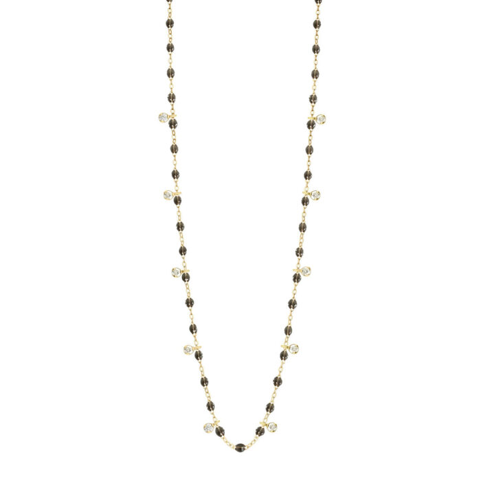 Collier gigi CLOZEAU Suprême Or Jaune 10 Diamants 60cm