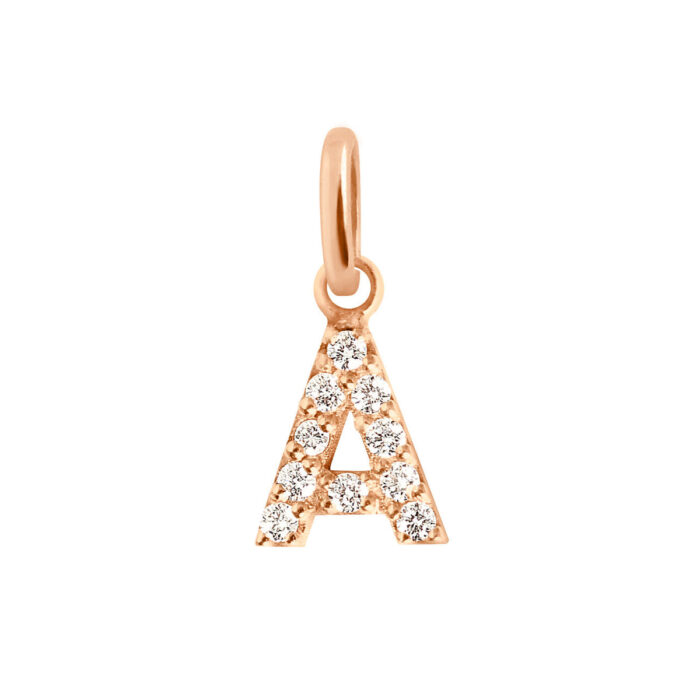 Pendentif gigi Clozeau Lucky Diamants Or Jaune