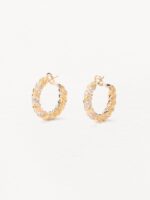 Boucles d'Oreilles Poiray Dune de Poiray Diamants Or Jaune