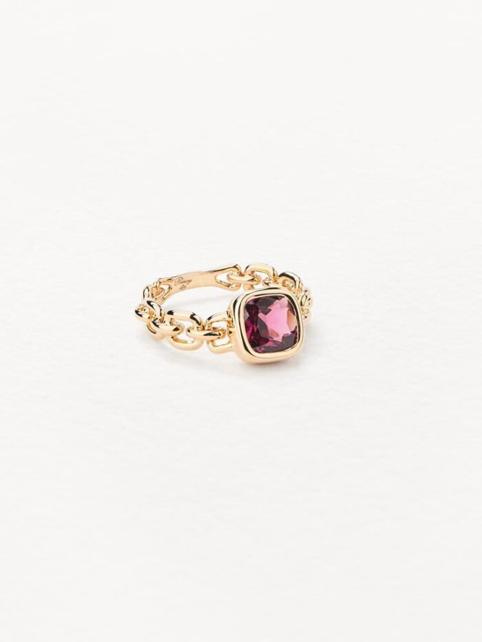 Bague Poiray Indrani Rhodolite Or Jaune