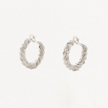 Boucles d'Oreilles Poiray Dune de Poiray Or Blanc