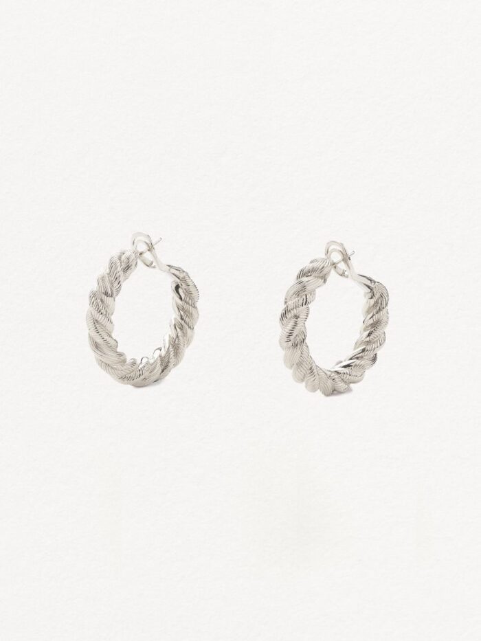 Boucles d'Oreilles Poiray Dune de Poiray Or Blanc