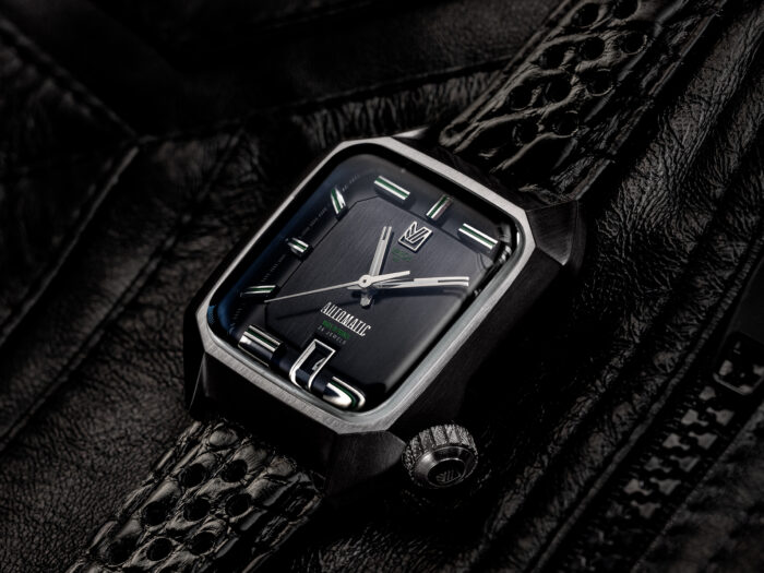 Montre MARCH LA.B AM2 Millésime Mars 2021 Édition Limitée Bracelet Alligator Noir
