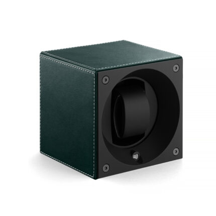 Remontoir Automatique SwissKubik Masterbox Cuir Vert